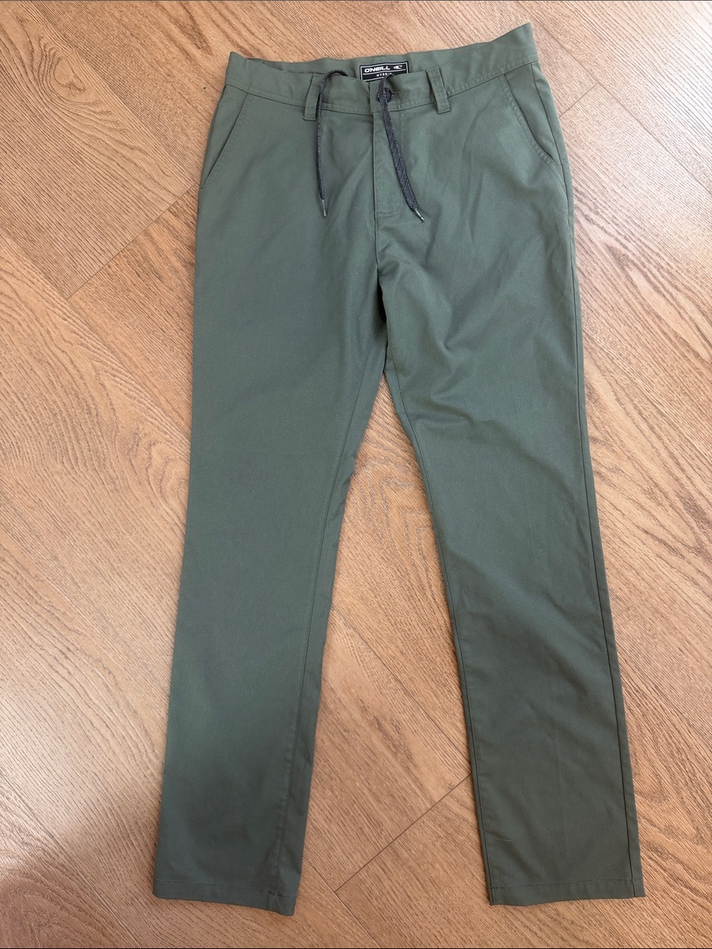 O'Neill Olive Green Stretch Chino Pants